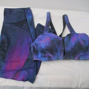 Gently Used Victoria Secret Sports Bra (36D) and Legins (Size 14) Set